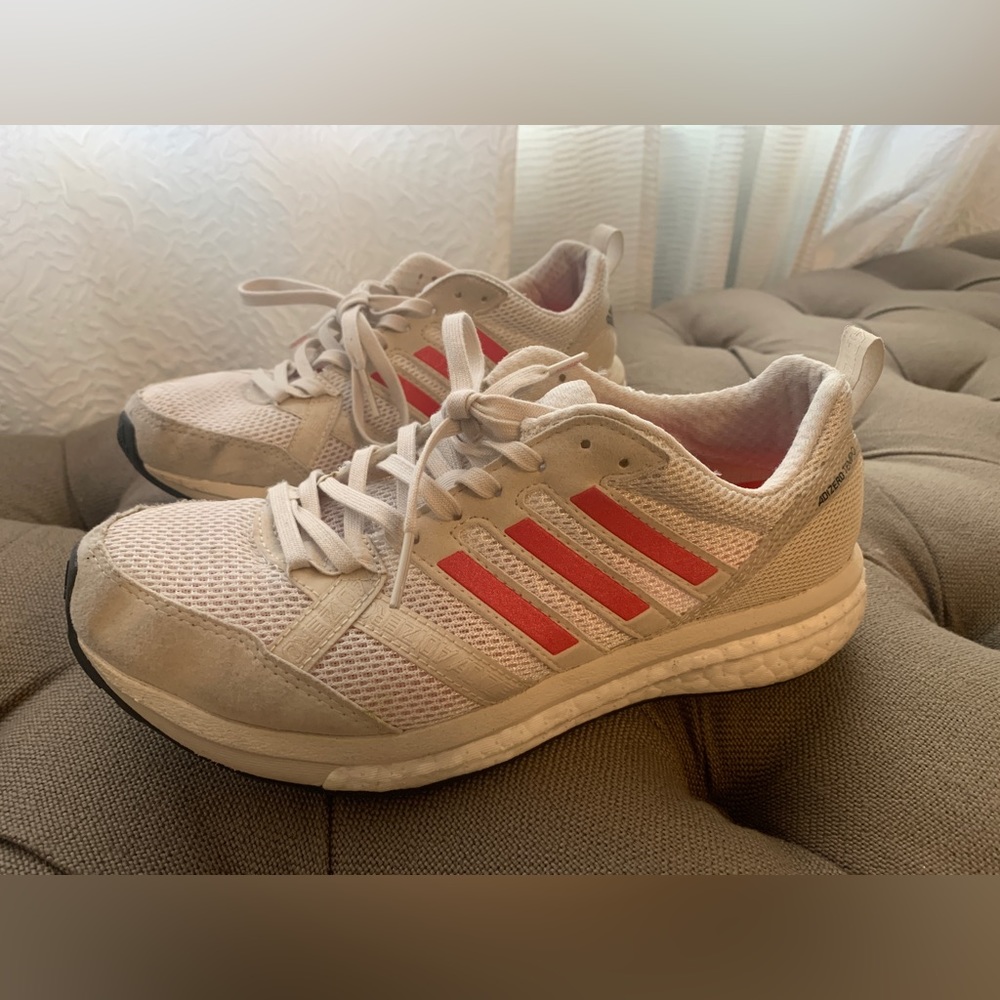 Adidas Adizero Tempo running shoes coral/pink beige Women’s size 7
